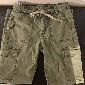 Army green cargo pants